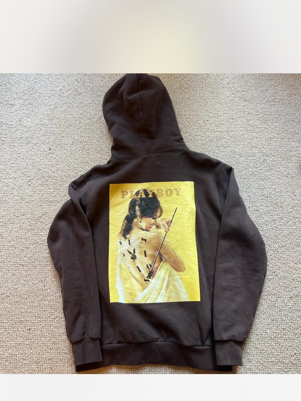 Suspicious Antwerp x PLAYBOY Brown Hoodie